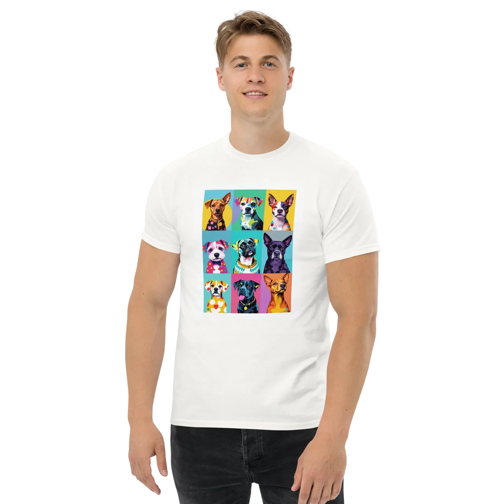 Playera Dog Pop Art - Diseño Artístico Colorido | Kulicran - Kulicran