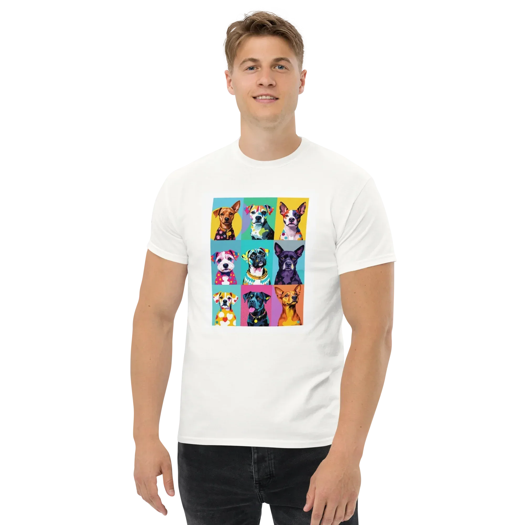 Playera Dog Pop Art - Diseño Artístico Colorido | Kulicran - Kulicran